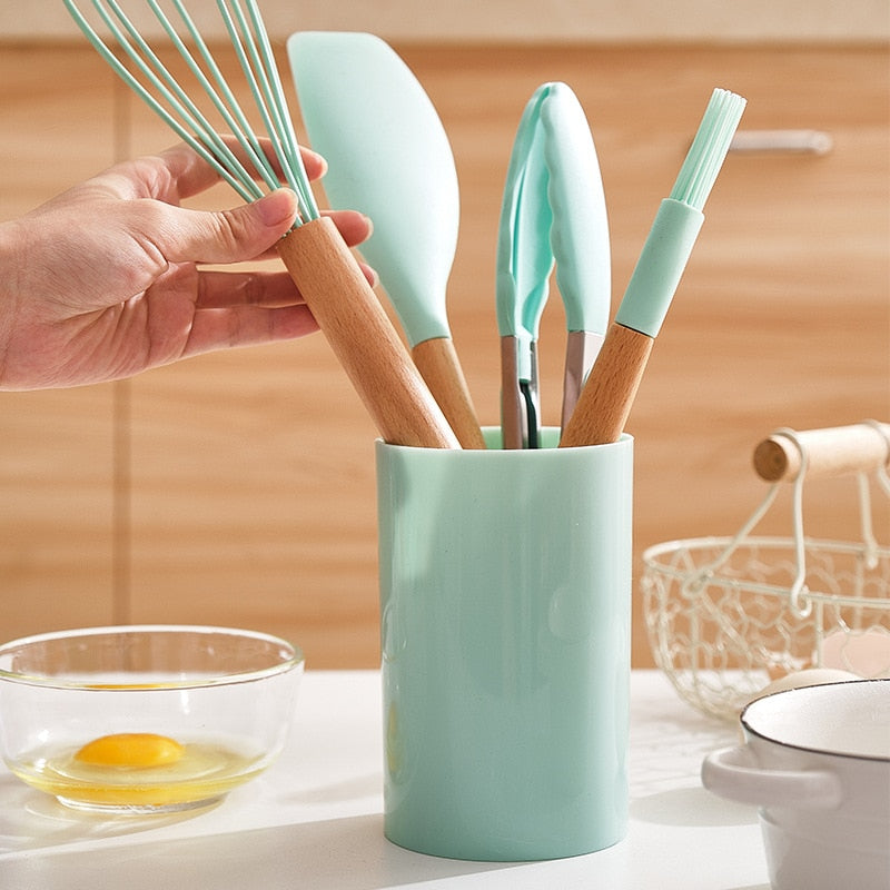 cooks-corner-silicone-utensil-set - Esteem Kitchen