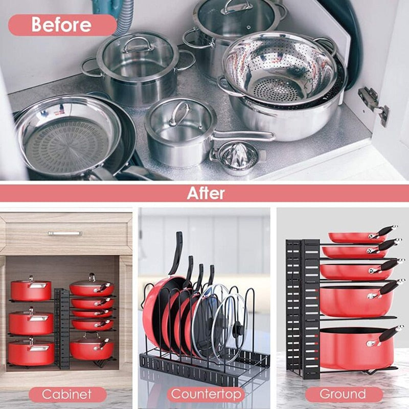 pots-and-pan-rack-for-kitchen - Esteem Kitchen