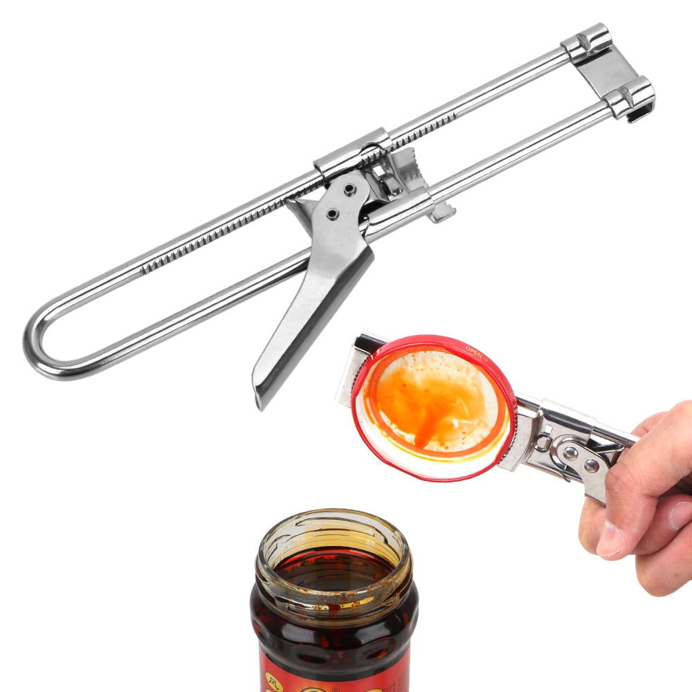 Manual Adjustable Stainless Steel Jar Lid Opener best-jar-lid-opener - Esteem Kitchen