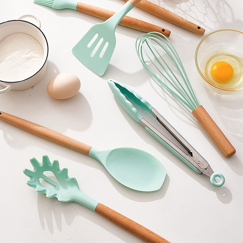 cooks-corner-silicone-utensil-set - Esteem Kitchen